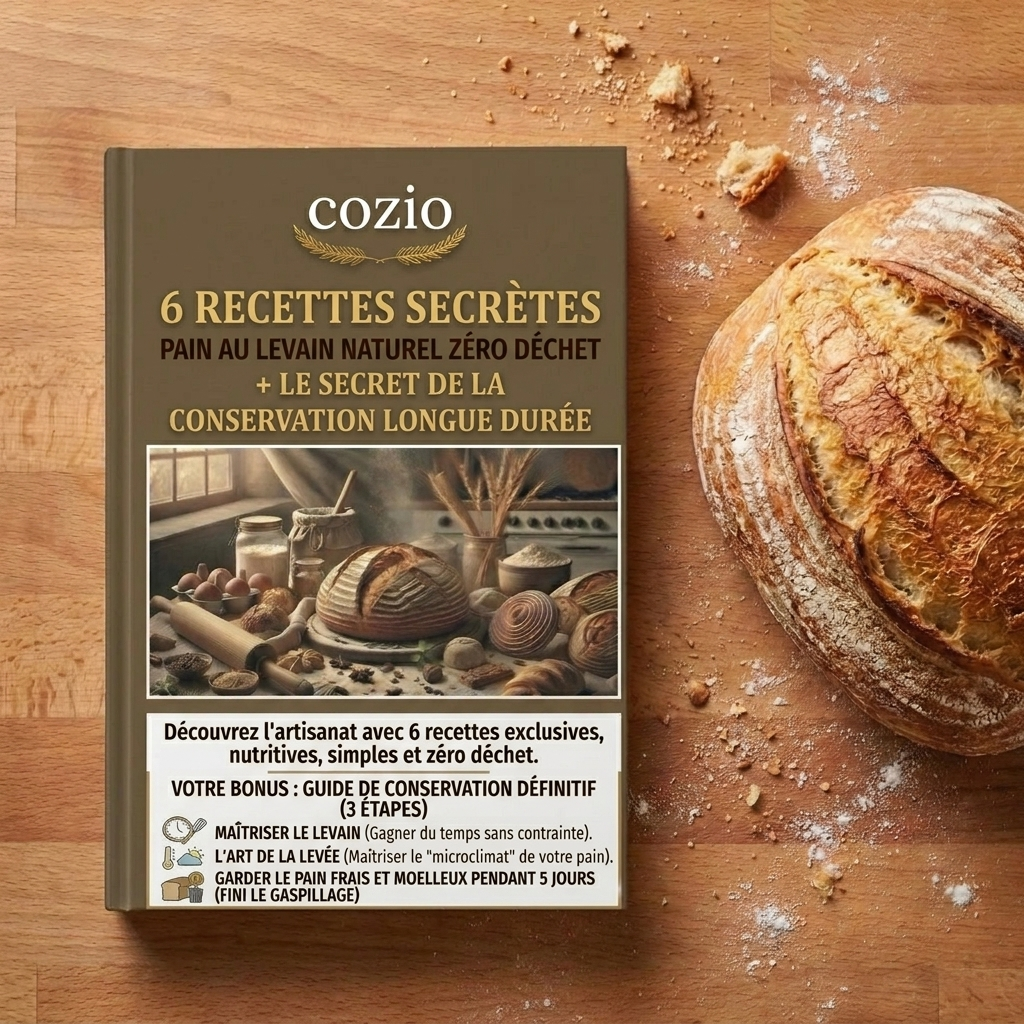 Ebook 6 Recettes Secrètes pour un Levain "Zéro Gaspillage"