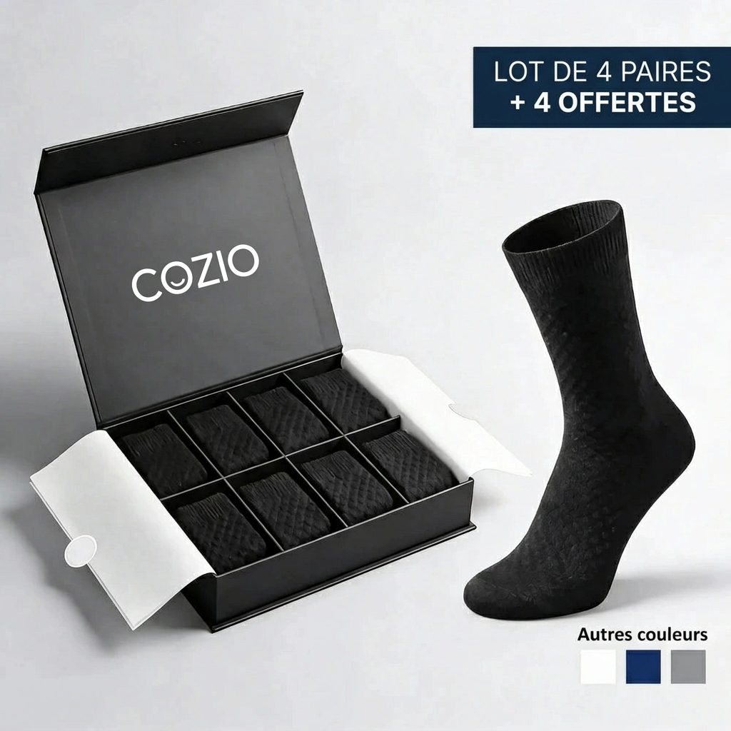 Chaussettes Montantes en Bambou Premium