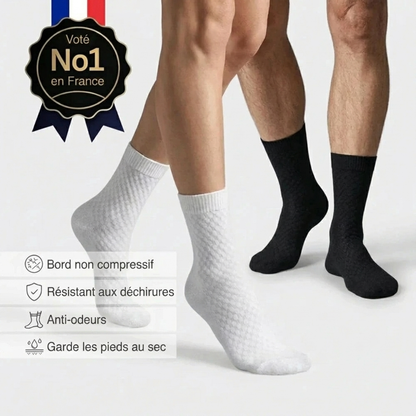 Chaussettes Montantes en Bambou Premium