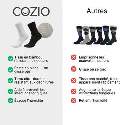 Chaussettes Montantes en Bambou Premium