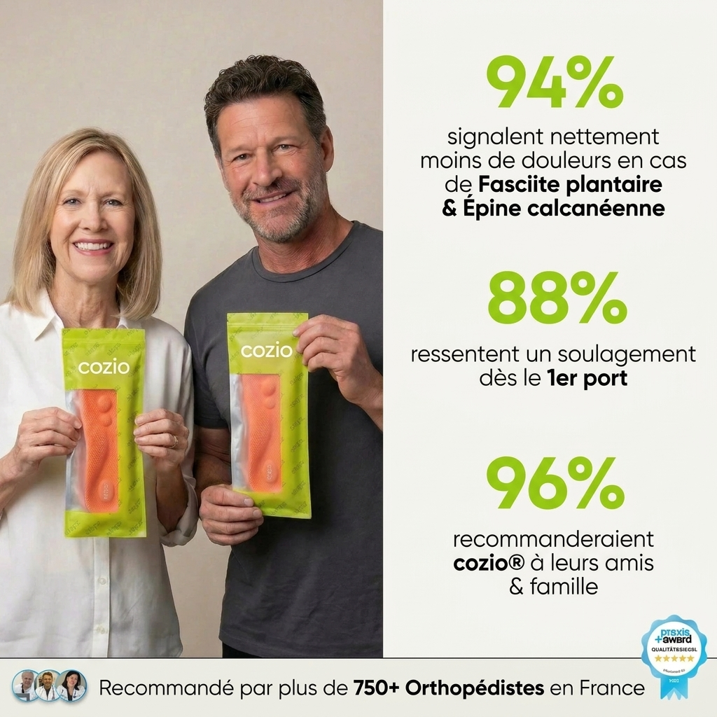 Semelles orthopédiques pour soulager les douleurs au talon et la fasciite plantaire