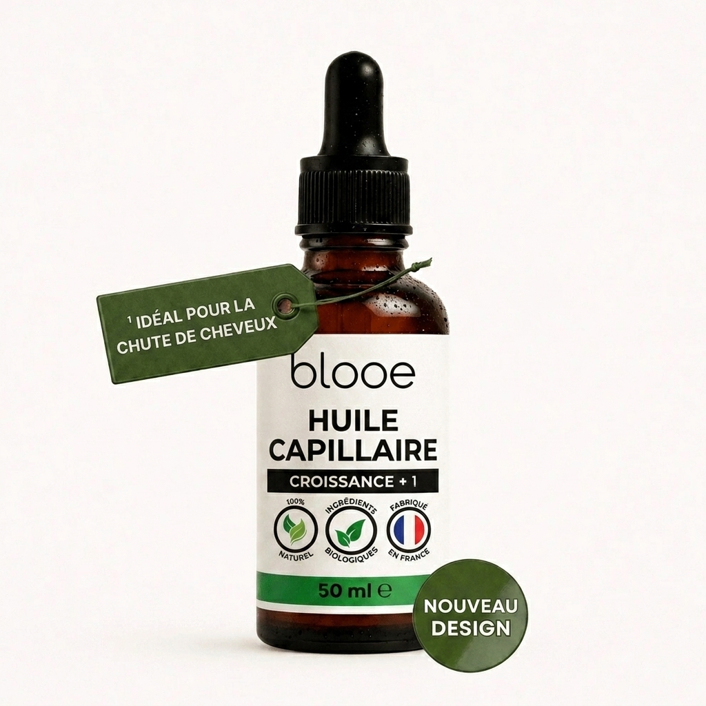 Huile capillaire bio premium Croissance+